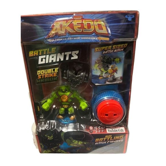 Akedo Battle Giants - TONK - Ultimate Arcade Warrior Battling Action Figure NEW - Picture 1 of 3